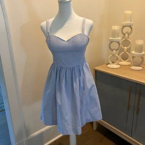 Lilly Pulitzer seersucker dress size 2 blue Christine
